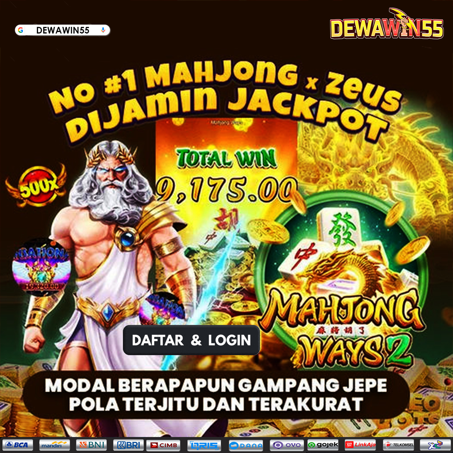 Dewawin55 : Situs Slot Online Deposit Minim Menang Maxwin Jp