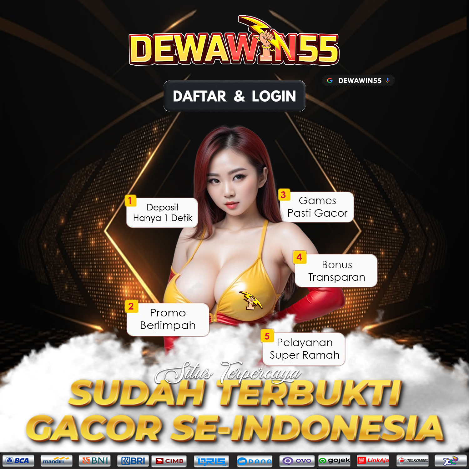 DEWAWIN55: Situs Dunia Game Virtual Populer Slot Hadiah Nyata
